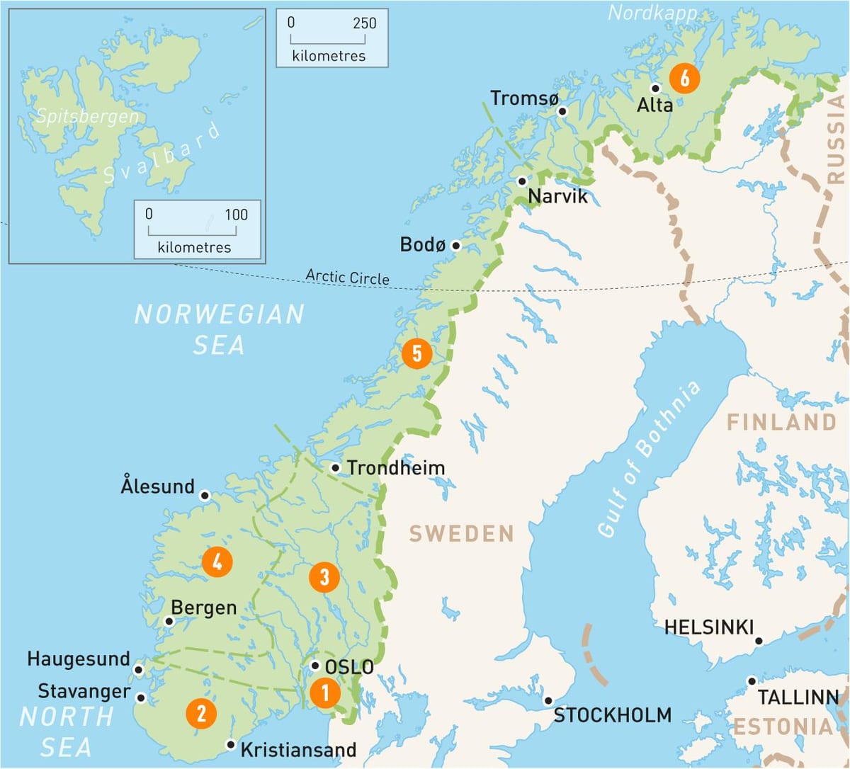 Mapa alta Norveške