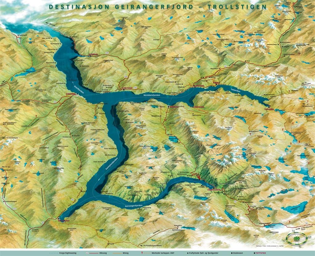 mapi geiranger Norveške