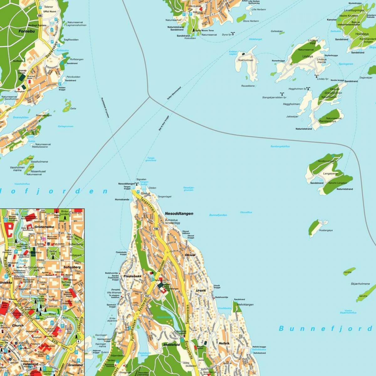oslo Norveške karti svijeta