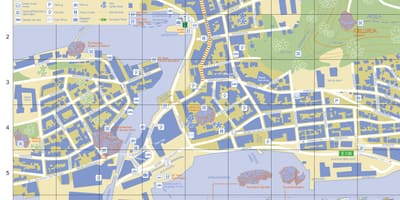Alesund Norveške grad mapu