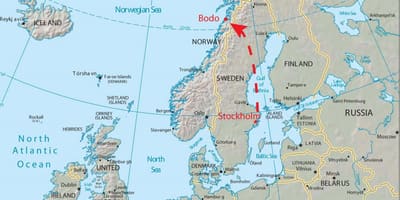 Mapa bodo Norveške