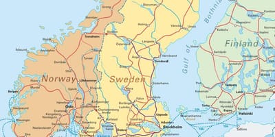 Mapi narvik Norveške