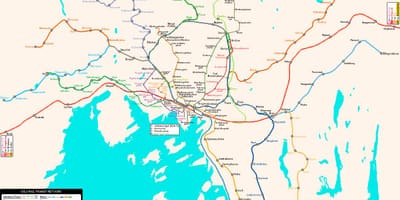 Mapi Norveške metro