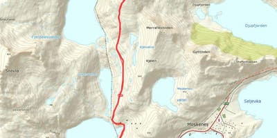 Mapi Norveške planinarenje staza