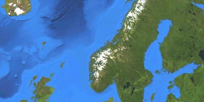 Mapi Norveške satelit