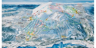 Ski Norveške mapu