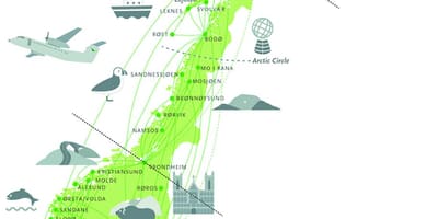 Karta iz Norveške u razgledanje