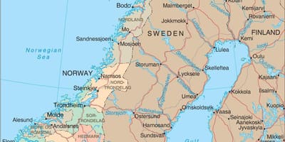 Mapi Norveške vodopada