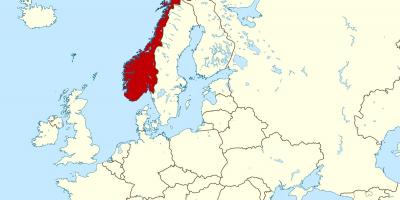 Mapi od Norveške, i evropi