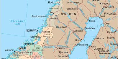 Mapa Norveške