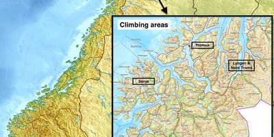 Tromsø Norveške mapu